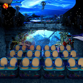 Mini Ocean Theme Special Effects 4D Movie Cinema System Equipment for Theme Park