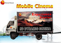Waterproof Cabin VR Truck Mobile 5D Cinema Sophisticated 6 - 12 Seat