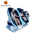 Theme Park 9D VR Egg Chair Simulator VR Shark Motion Cinema 2 Seats