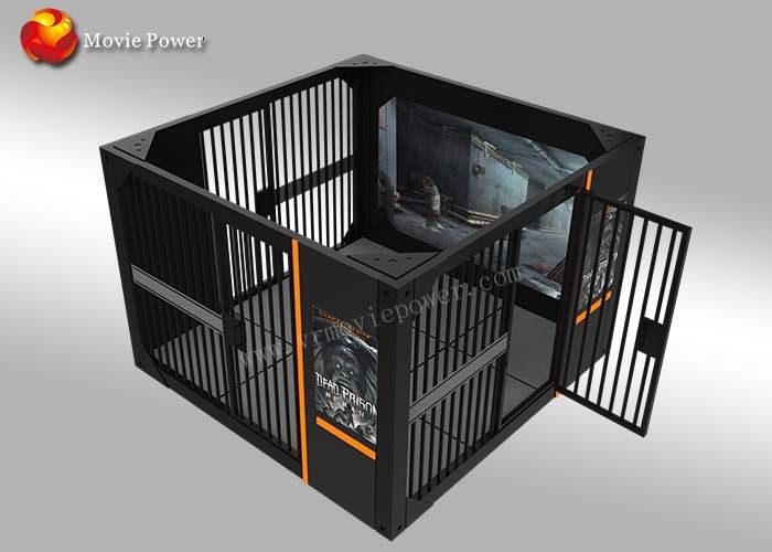 220V Standing Up 9D VR Arcade Game Machine Electronic Multiplayer Haunted Escape Room