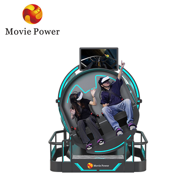 Smart Control VR 360 Flying Cinema 2 Seats 9D VR Roller Coaster Simulator