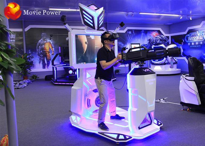 Exciting Interaction Gatling Arcade Game Machine Vive Gun , Standing Up 9D VR Shooting Simulator 0
