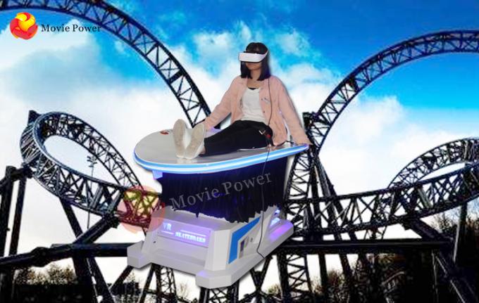 Theme Park 9D Simulator VR Game Machine Roller Coaster Chair 0