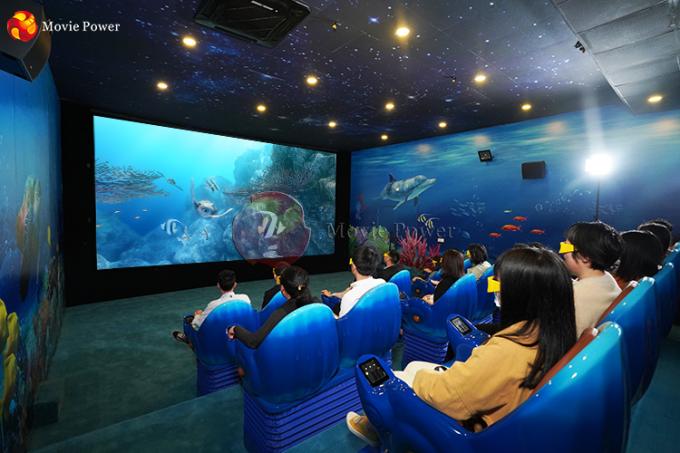 Mini Ocean Theme Special Effects 4D Movie Cinema System Equipment for Theme Park 2