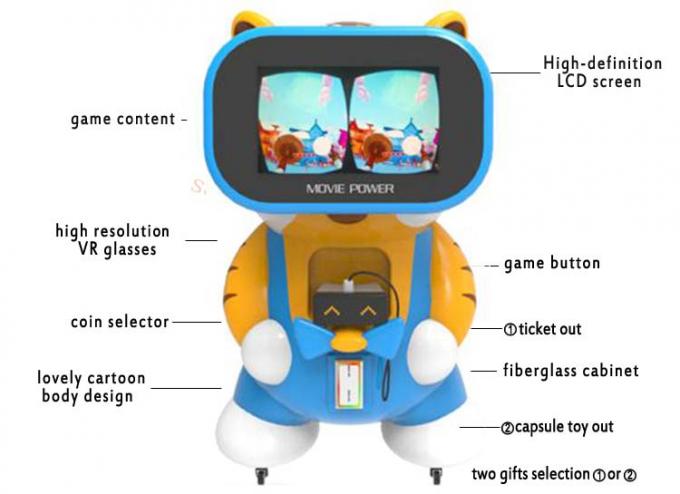 Kids VR 9D Simulator Bear Baby Vr Kids Educational Virtual Reality Simulator 1