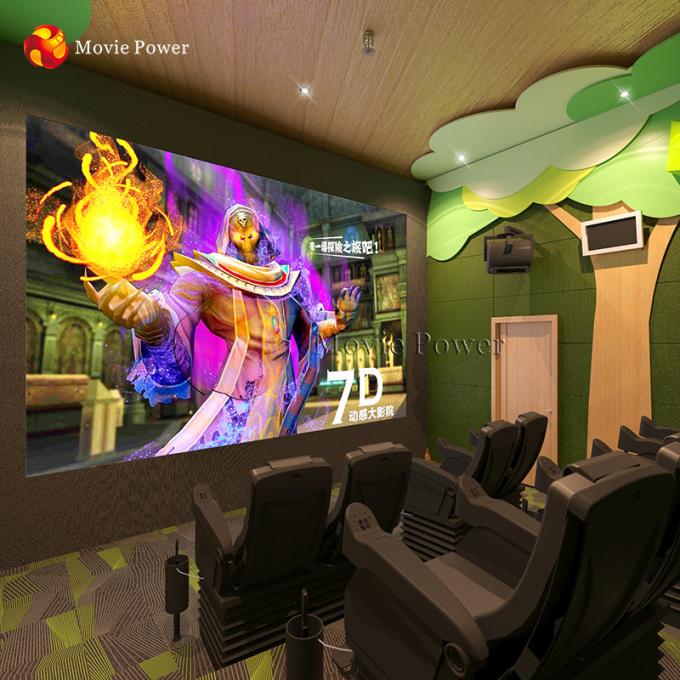 Amusement Park Forest Theme Cinema Chairs 4d 5d Theater Seats System 0