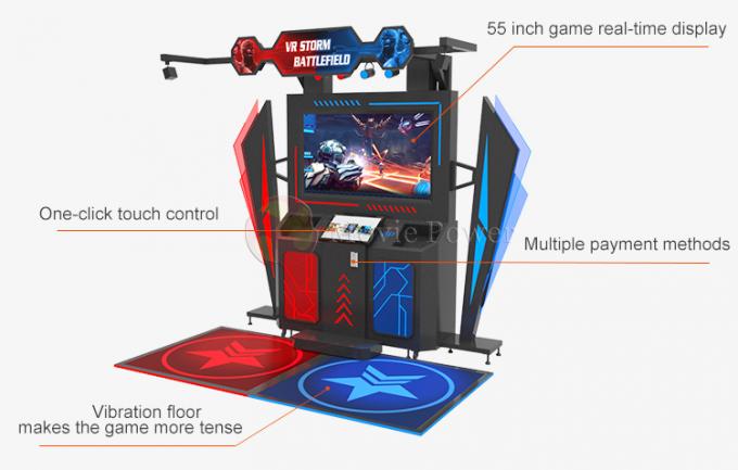 Indoor Multiplayer Interactive 9d Vr Shooting Game Machine Simulator 1