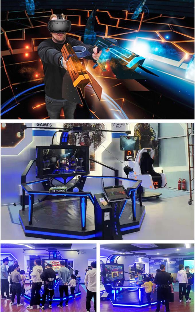 Big Backpack Entertainment Standing Up 9D VR Shooting Game Machine 1