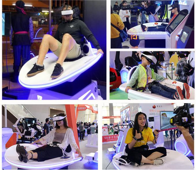 Indoor 9D Virtual Reality Simulator Mini Slide Roller Coaster Customized Color 0