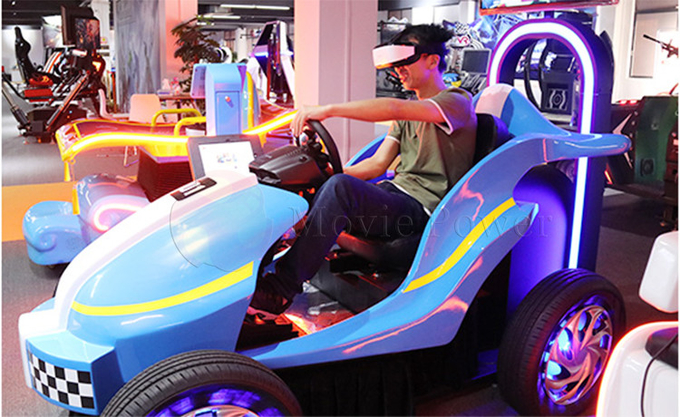 VR Theme Park Rides 9D Kids Racing Game Simulator Coin Operated Car Arcade Machine 3
