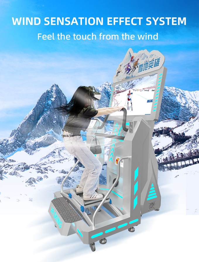 Dynamic Indoor Ski Simulator 9d Virtual Reality Snowboard Simulator Machines 2