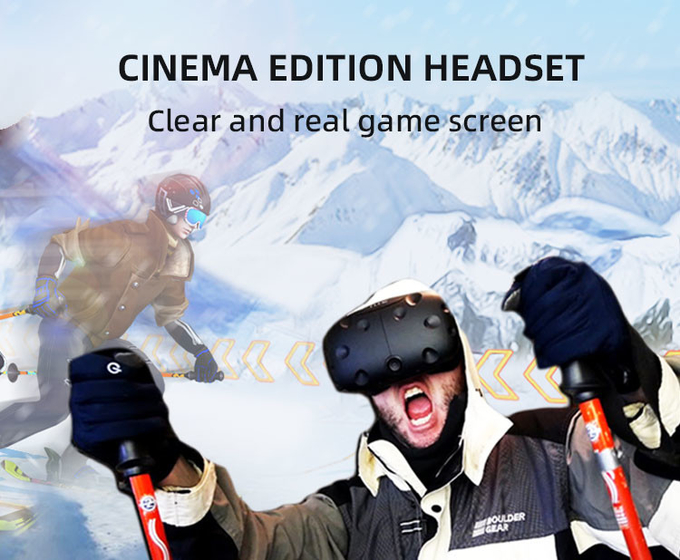 Dynamic Indoor Ski Simulator 9d Virtual Reality Snowboard Simulator Machines 6