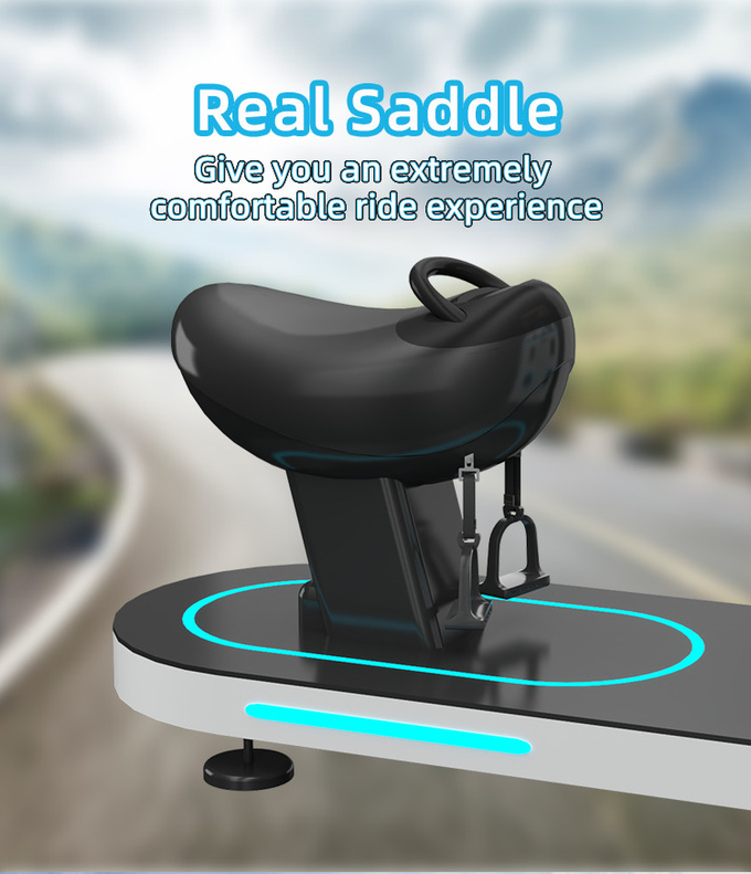 1 Player 9D Virtual Reality Simulator Horse Riding Vr Game Machine Coin Operated 3