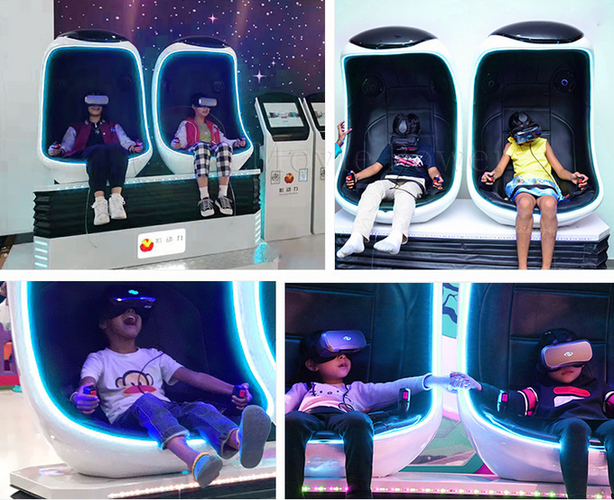 2 Players Virtual Reality 9d Egg Chair Vr Roller Coaster Game Machine 1
