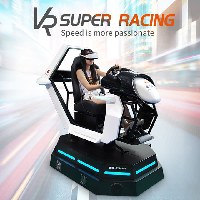 Amusement Park Virtual Reality Machine Racing 9d Vr Car Driving Simulator 0