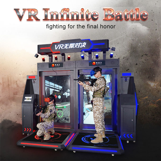 Interactive Dinosaur Virtual Reality Simulator Multi Players Gun Shooting Game Machine 0