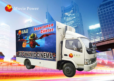 Truck Mobile 7D Simulator Cinema Movie Theater Equipment 220V 2.25KW