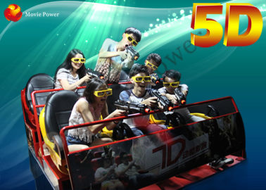 3DOF Platform 100 Seats 5D Movie Theater System For Amusement Park