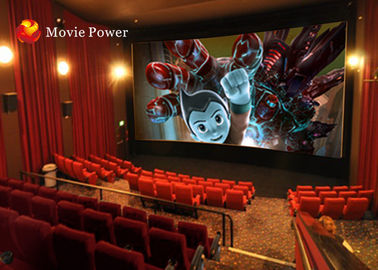 Canton Fair Simulator 4D Movie Theater With 3 Dof Electric Platform