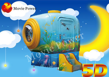Luxury Sofa Seat Cute HD LCD Display 5D Moving Theater Cabin For Children