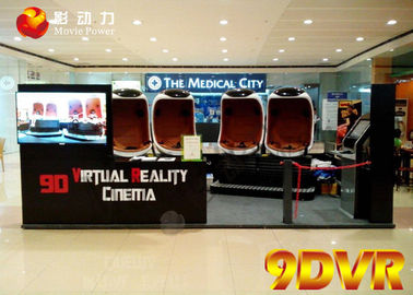 Interactive Cabin Virtual Reality 9D Simulator For Amusement Park Equipment