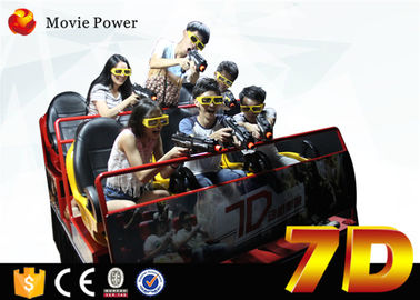 Latest gun shooting game 7D Movie Theater with 14 spacial effects 7d cinema simulator