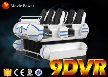 Exclusive Movies / Games 9D VR Cinema Family 6 Seats 6DOF Motion Chair Fiberglass