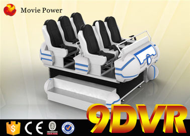 6 Seats High Definition Movies / Games 9D VR Cinema For Movie Truck Easy Installation