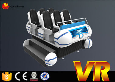 Electric system 6 seats 9d vr headset with good experience for shopping mall