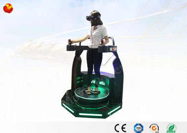360 Degree Rotation 9D VR Cinema 9D Simulator One Player Standing Platform