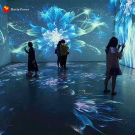 Flower Sea Interactive Floor Projection System Virtual Playground