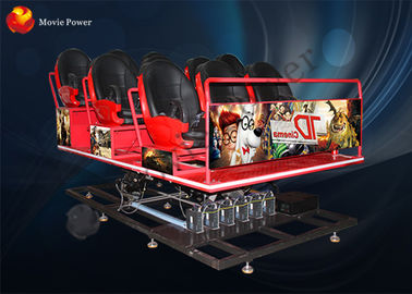 6 DOF Electric Platform 7D Interactive Theater With Rain / Snow Effects