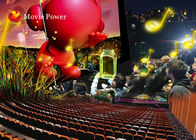 Amazing Shooting Game Interactive 4D Movie Theater Blow Air To Face