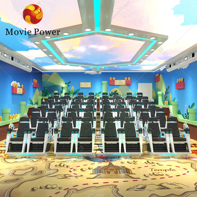 Customized 7d 4d 5d Motion Cinema Simulator Chair With 6 Dof Electric Platform