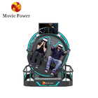 2 Seats 9d Roller Coaster Machines 360 Rotation Vr Cinema 360 Degree Flying Chairs Simulator