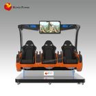 3 Seats Vritual Reality Cinema Equipment , Electric Control System 9d Vr Simulator