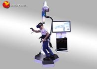 Interactive Shooting Game Standing Up 9D VR Walking Platform 1320 * 1060 * 2340mm