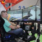 Car Driving Experience 6 Dof Racing Car Electronic Driving Simulator For Amusement Park