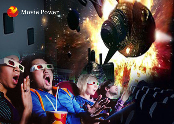6 Seats Interactive 7d Simulator Cinema Movie Power Dynamic Platform System