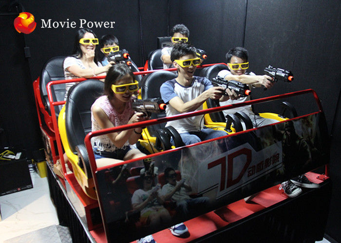 Interactive virtual Reality 7D Movie Theater Simulator With 6/8/9/12 Seater