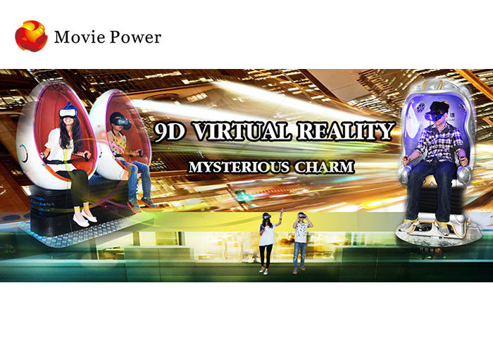 Luxury 3 Seat 9D VR Cinema Digital Movie Theater Equipment For Shopping Mall