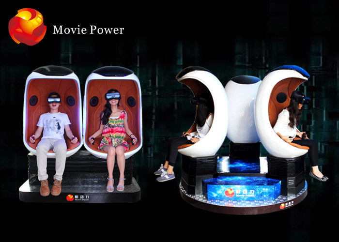 3 Seat 360 Degree Dynamic 9D Simulator 9D Action Cinema With 3d Glasses