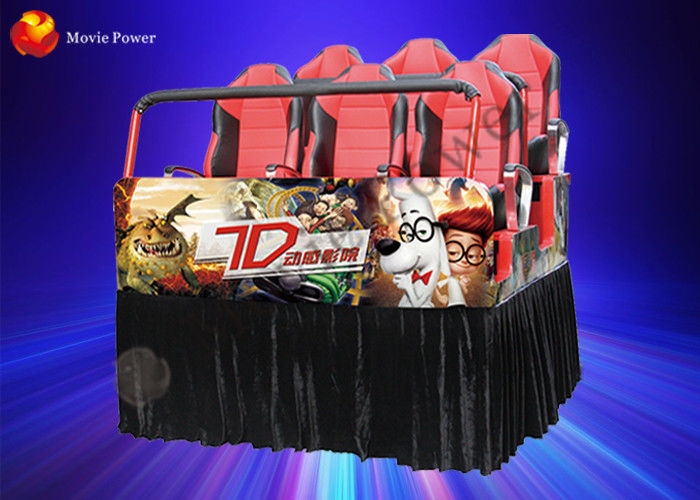 Amusement Theme Park 7D Movie Theater With Rugged Hardware