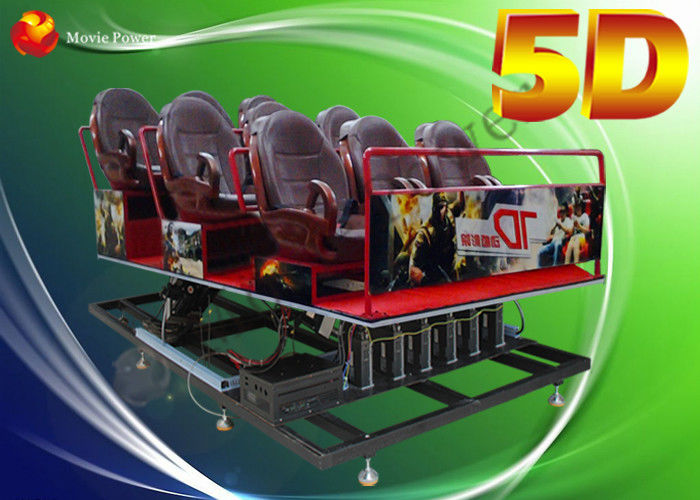Customized 6 DOF Electric Platform 5d Driving Simulator 5 D Theater