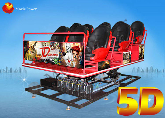Entertainment Luxury 12 Seat 5D Movie Theater With Electronic System