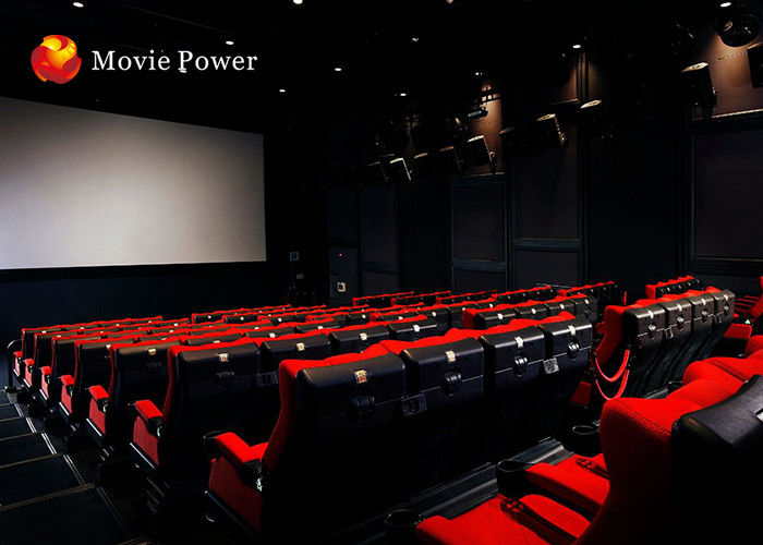 High Definition 3D Image 4D Motion Theatre Seat With 7.1 Audio System