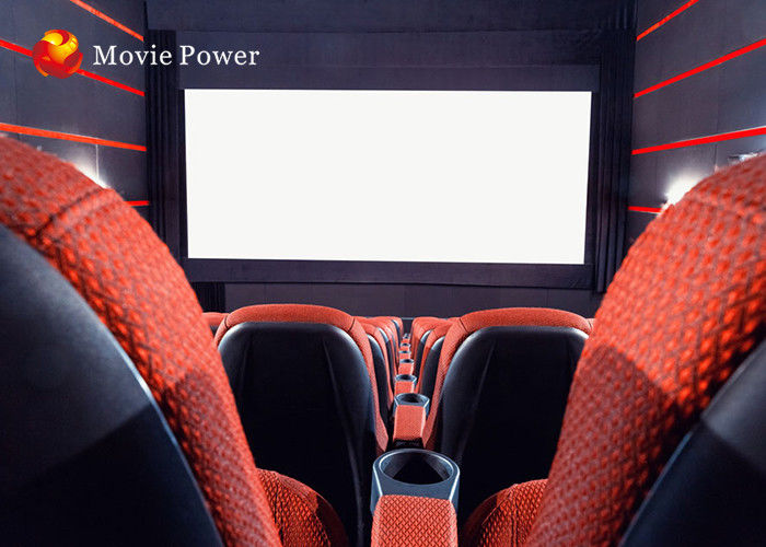 Luxury HD Movie 4D Theater System With 3 DOF Motion Platform