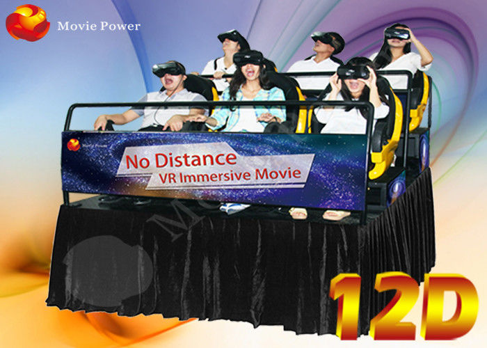Popular Comfortable 12D Cinema System With Innovative Movie Chair
