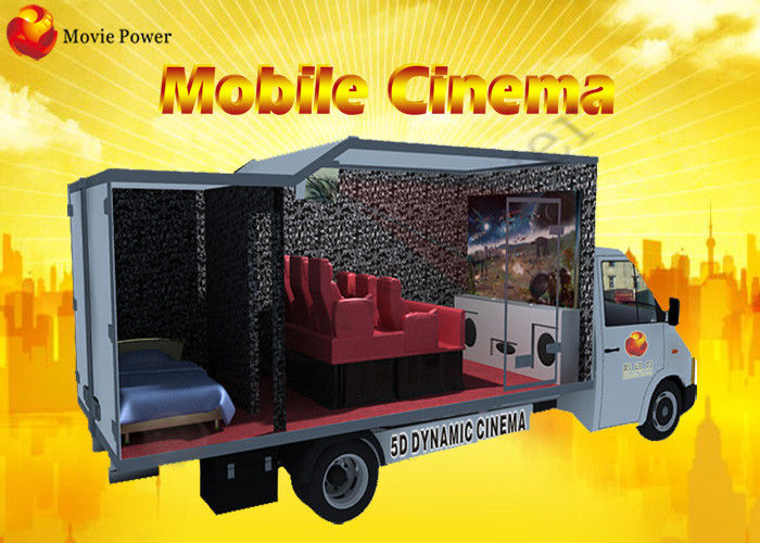 Dynamic Kino 5d Truck Mobile Cinema Movie Theater 7d Hologram Projector Chair Motion Seat
