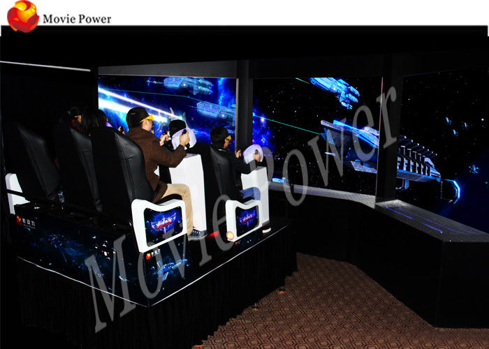6 / 8 / 9 / 12 Seat VR 9D Action Cinemas With Multiple LED Display Screens